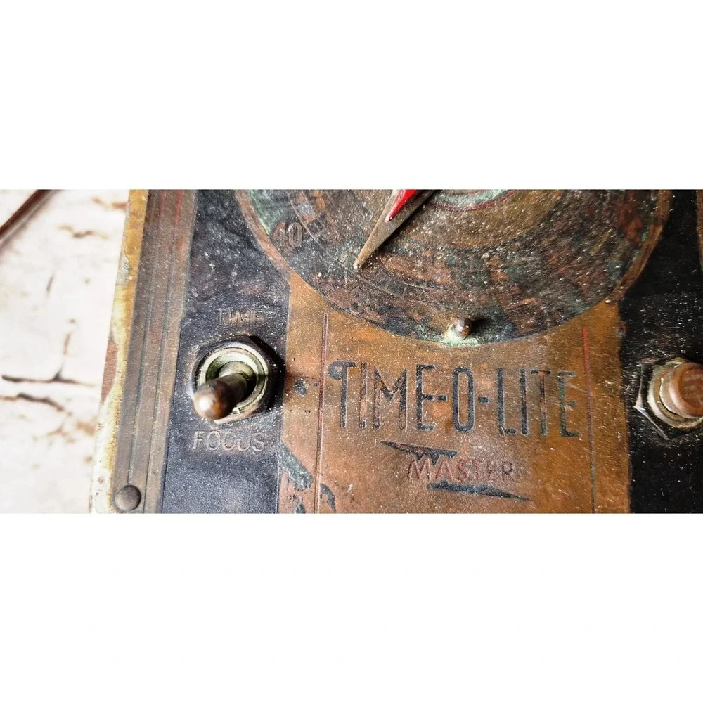 Vintage TIME-O-LITE Photography Darkroom Professional Timer P-59